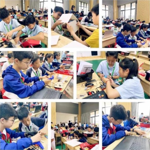 竞赛现场,热火朝天